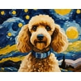 thumbnail image 4 of Stephen Chambers 14x12 White Modern Wood Framed Wall Art Titled - Poodle 9, 4 of 6