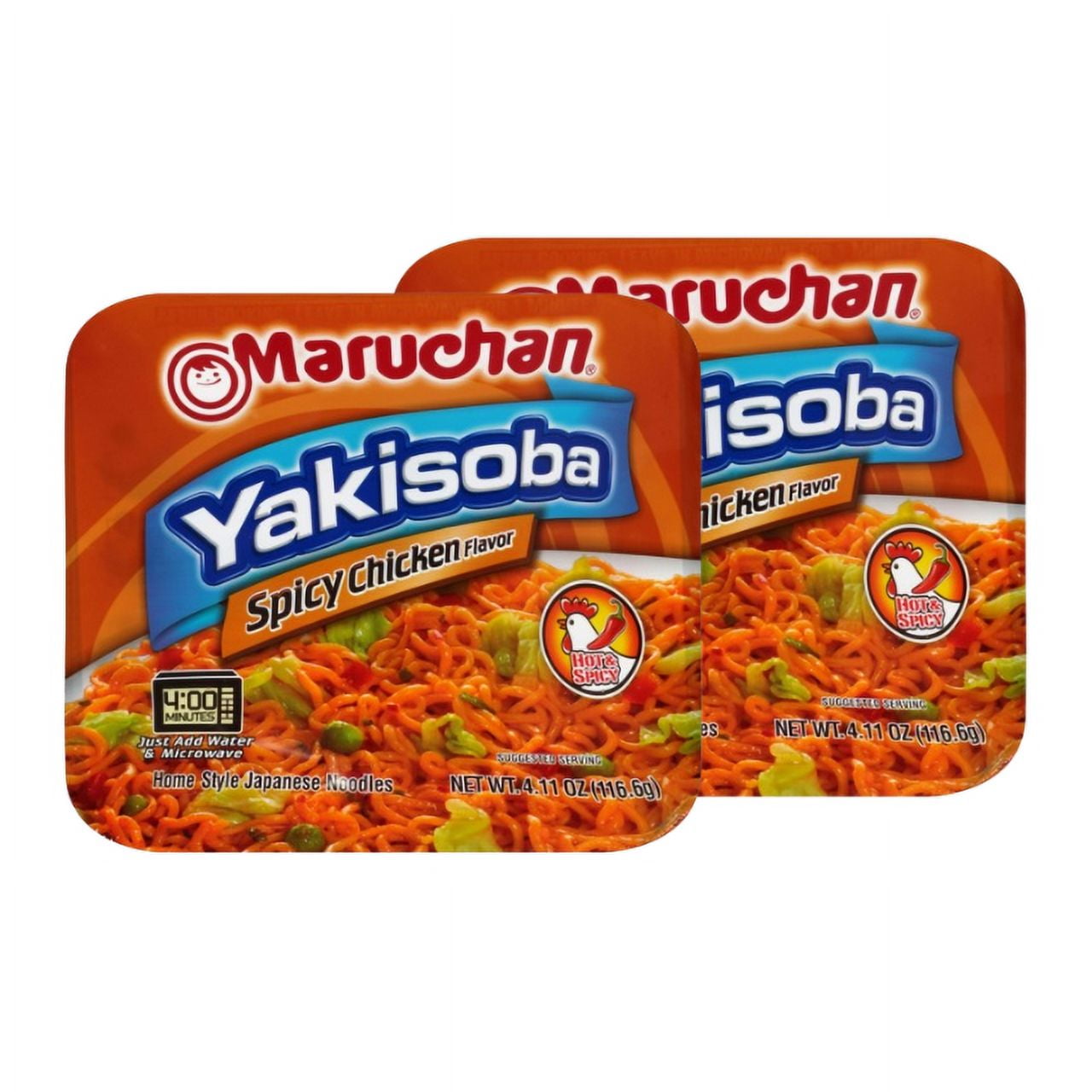 Maruchan Instant Yakisoba Chicken Flavor Noodles, 4 Oz. (Pack of 3
