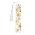 thumbnail image 1 of Marcadores de Flores Secas, Marcadores de Margarita Blanca Completa para Mujeres Lectores, 1 Pcs, 1 of 6