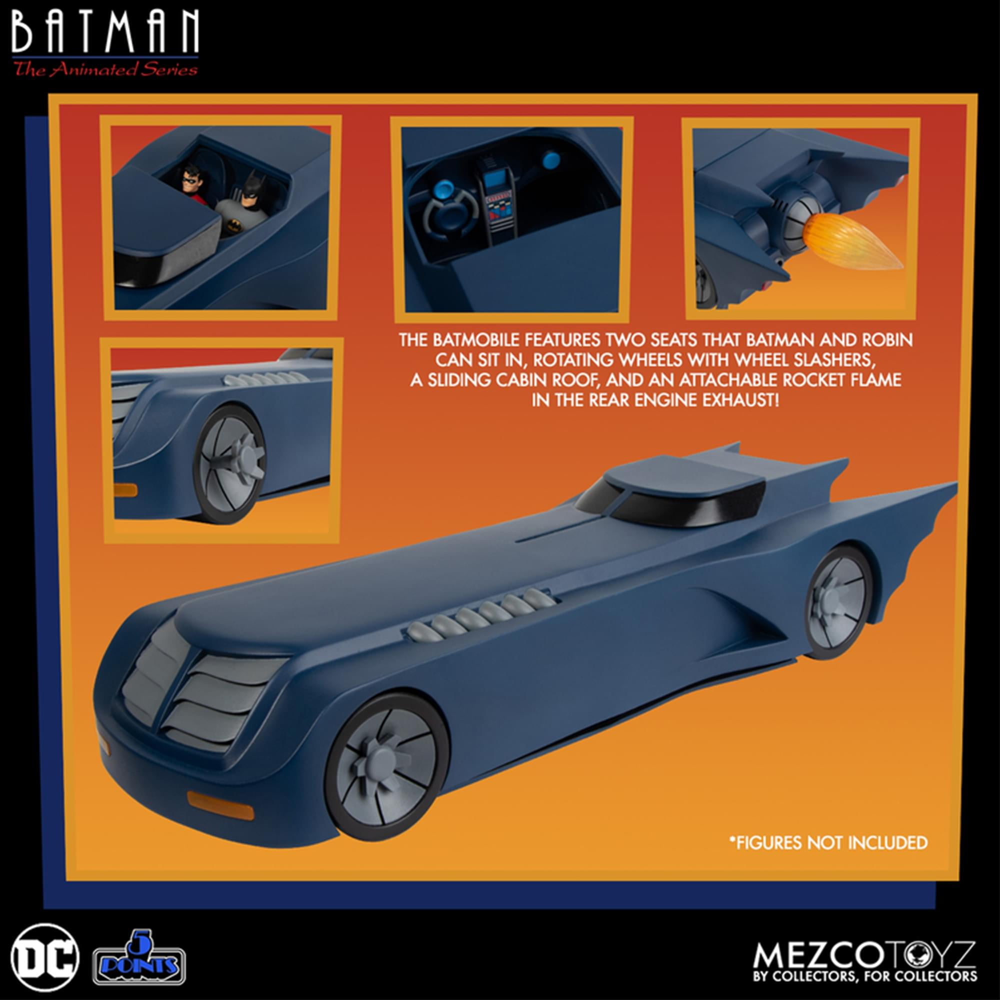 DC 5 Points Batmobile Vehicle (Batman: The Animated Series