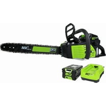 80V 18" Brushless Cordless Chainsaw (Great For Tree Felling, Limbing, Pruning, and Firewood) / 75 Compatible Tools), 2.0Ah Battery and Rapid Charger Included