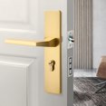 thumbnail image 3 of Polished Brass Radius Tubular Latch, Two Polished Brass Radius Tubular Latches 40Mm, 3 of 8