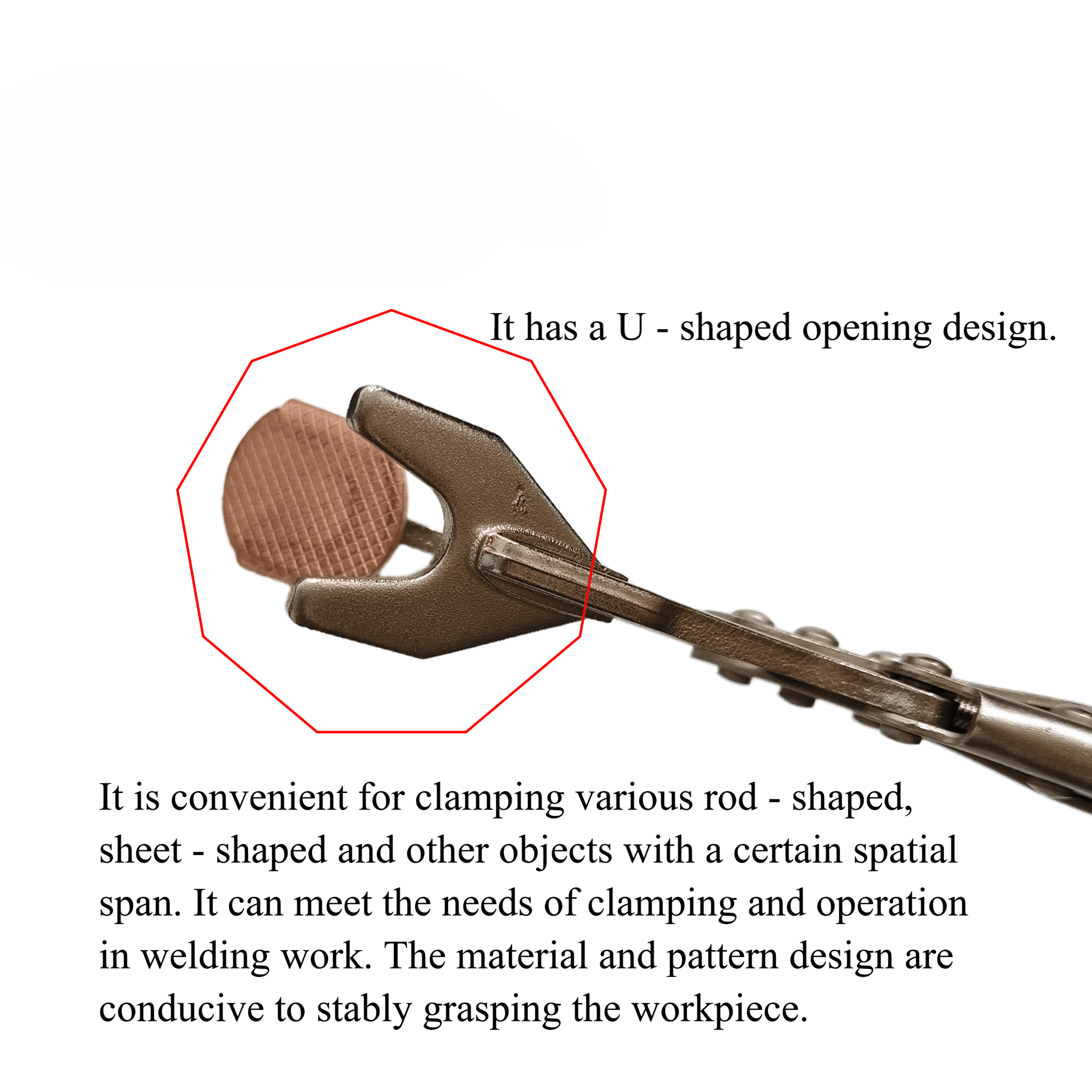 Plug Weld Pliers, Locking Welding Pliers with Copper Pads, Up to 2.7" Opening | Sheet Metal Clamp for Plug Welds, Auto Body & Metal Fabrication