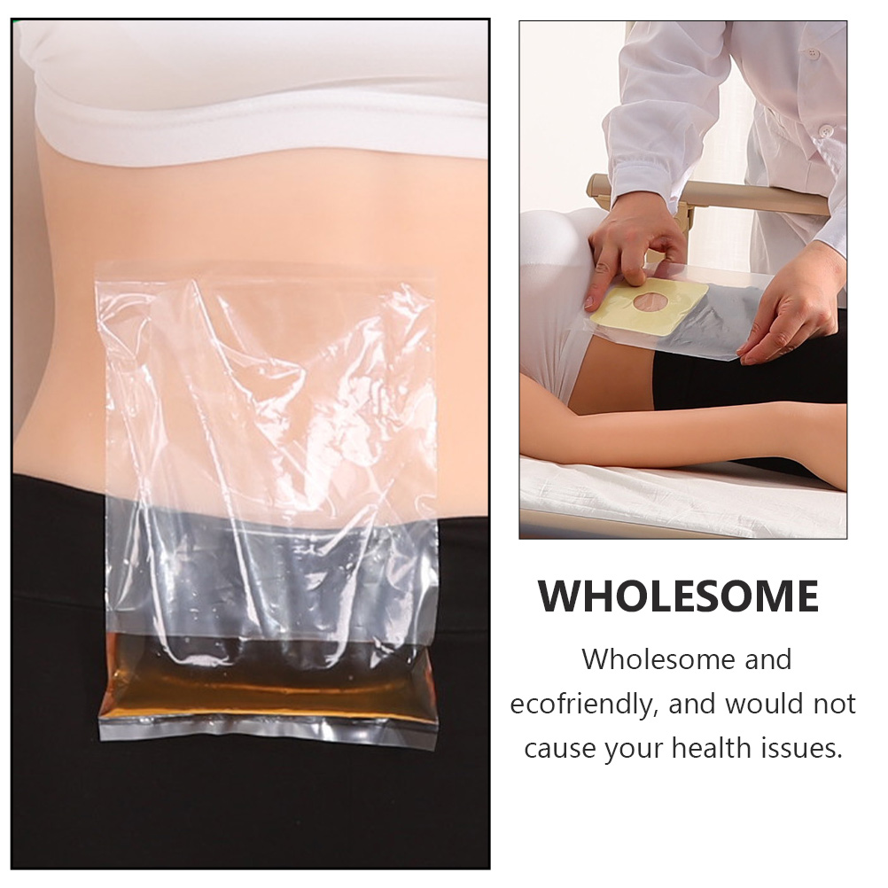 60pcs Disposable Ostomy Bags Transparent Drainable Colostomy Bags for Patients AB
