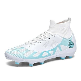 Men's Soccer Cleats For Firm Ground - Synthetic Leather, TPU Outsole, Low-Top Football Training Shoes
