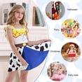 thumbnail image 6 of Benylion Cowgirl Costume for Girls Western Dress Up Outfit for Halloween Cosplsy Party Princess Dress Ruffle Sleeve Clothes for 2-3 Years, 6 of 7