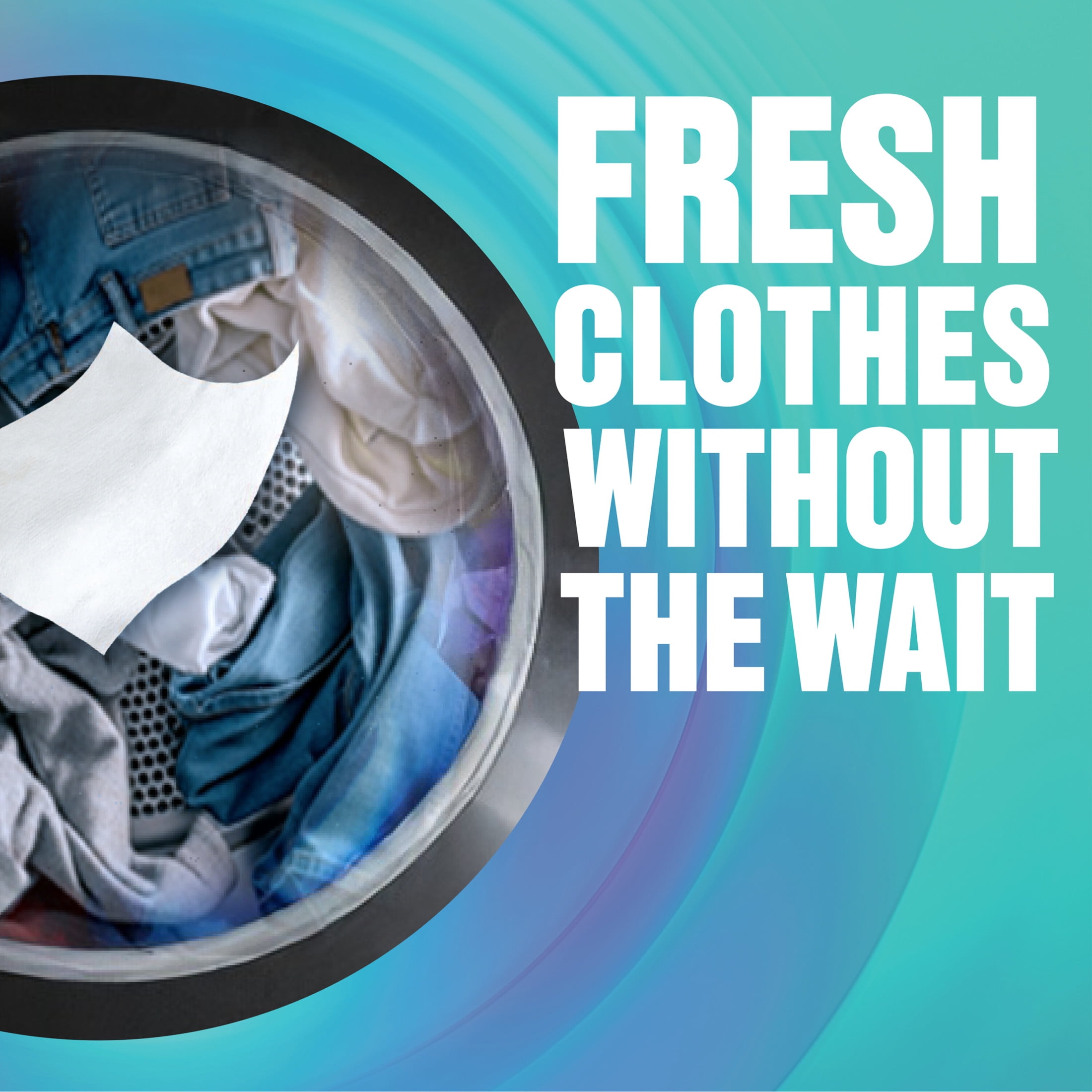 Clorox Refreshables In Dryer Clothing Refresher Dryer Sheets, Spring Fresh, 30 Wet Towelettes