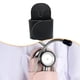 thumbnail image 1 of Soporte de cadera para estetoscopio, almacenamiento portátil, regalo para enfermeras y médicos, organizador de protección, cómodo clip para sujetar negro, 1 of 8