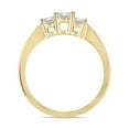 thumbnail image 2 of SZUL Women's 1/2 CTW Three Stone Lab Grown Diamond Ring in 14K Yellow Gold (G-H Color, VS1-VS2 Clarity), 2 of 6