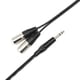 thumbnail image 3 of 2x 1 Piezas Estéreo de 6,35 mm a Doble XLR Cable Divisor Audio Música, 3 of 7