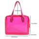 thumbnail image 4 of Bolso De Cosméticos Bolso cosmético de mujer Bolso de PVC de gran capacidad Bolso de compras impermeable de color sólido, 4 of 8