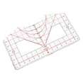 thumbnail image 1 of yuksok Acrylic Tshirt Ruler Craft Calibration Ruler Center Designs Stencil Template for, 1 of 9