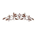 thumbnail image 6 of DecMode Red Metal Leaf Wall Decor with Scrolled Vine, 6 of 9