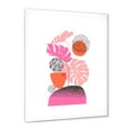 thumbnail image 2 of Designart 'Geometric Sun and Moon Shapes With Tropical Leaves' Modern Framed Art Print, 2 of 4