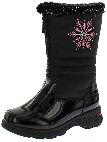 totes - totes Girls Snow Boots with Zipper & Wide Calf Juno All-Weather