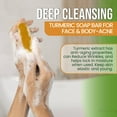 thumbnail image 2 of AMVital Turmeric Soap Bar for Face & Body, Natural Handmade Soap, 2 of 7