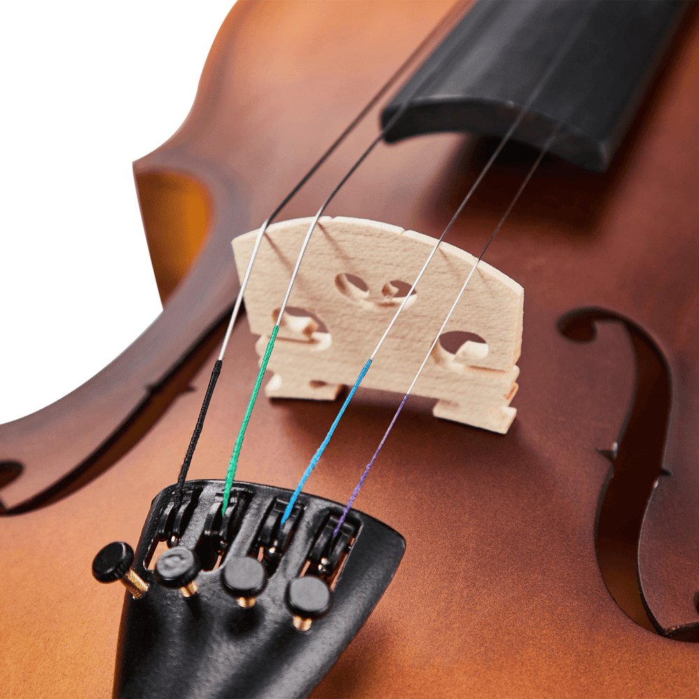Tcbosik 3/4 Violin Set for Beginners, Fiddle Kit with Case, Acoustic Violin with Bow, Rosin, Tuner, Strings, Tone Marks and Shoulder Rest, Natural