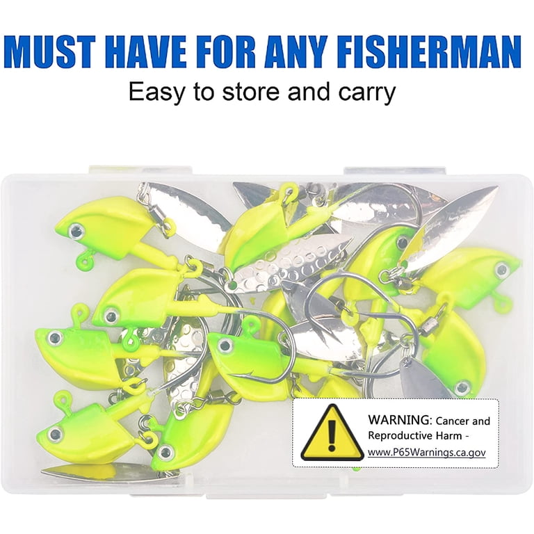 VanRolldex Jig Heads Fishing Lure for Bass, 10-Count - Walmart.com