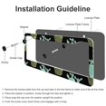 thumbnail image 4 of Cactus Tropical Plants Summer License Plate Frame 2 Pieces Floral Flowers Seamless License Plate Cover License Plate Novelty License Plate Frame for Women Men Stainless Aluminum License Plate Cover, 4 of 6