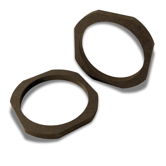 Audiopipe Universal 5.25" MDF Wood Speaker Rings (Pair) RING-H537