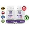 (2 Pack) Biofit Fit Max 40 Billion CFU Weight Loss Probiotic Bio Fit Supplement for Men Women 60 Capsules