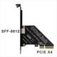 thumbnail image 3 of Tarjeta de Expansión PCIe 4.0 X4 A Oculink SFF8611/8612 A SSD SFF-8639 U.2 para Tarjeta Gráfica Externa para Win/Linux, 3 of 5