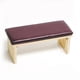 thumbnail image 2 of Japanese Style Nail Arm Rest Soft PU Leather Double Layer Wood Manicure Hand Pillow Table Cushion Deep Coffee, 2 of 5