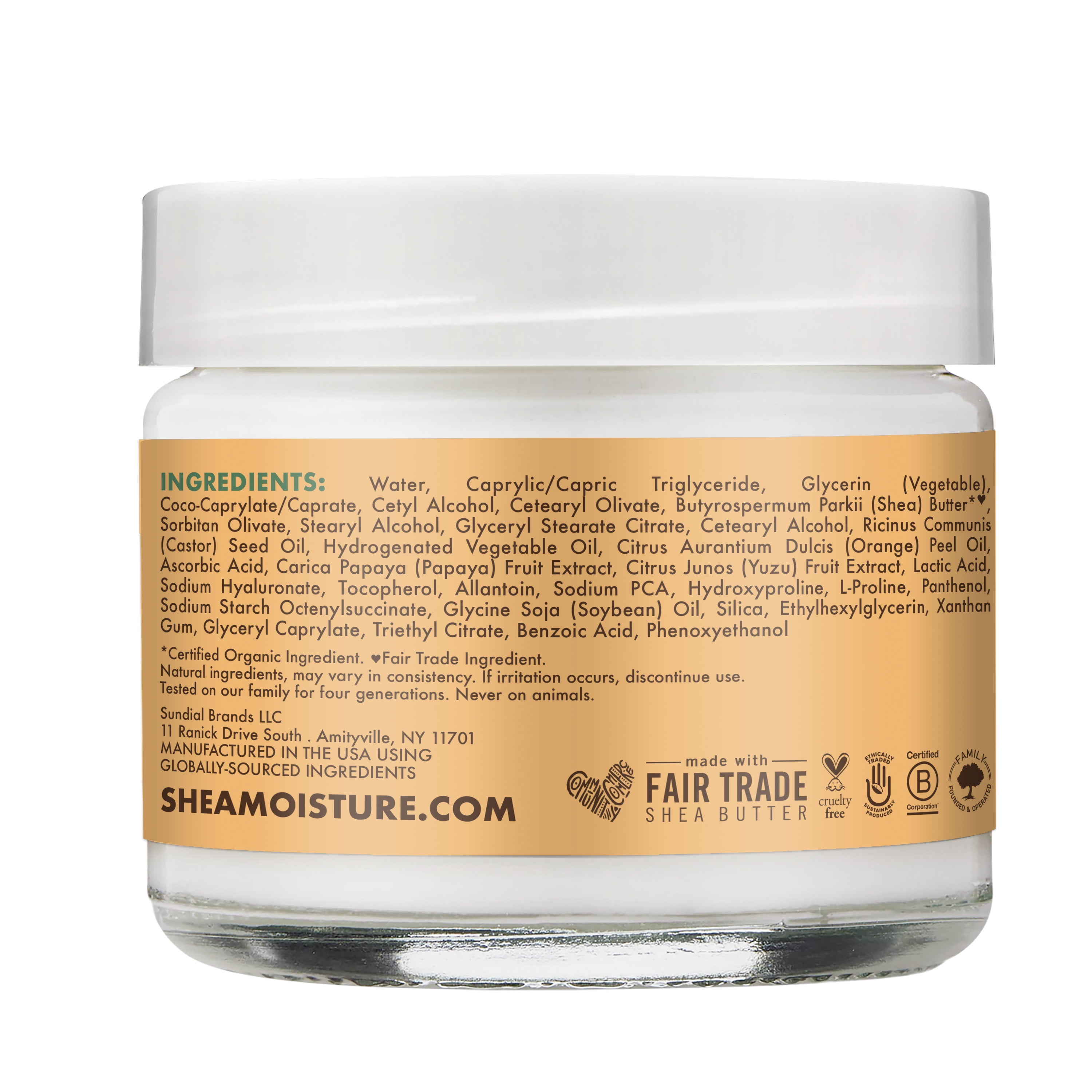 SheaMoisture Night Cream Papaya and Vitamin C, 2 oz