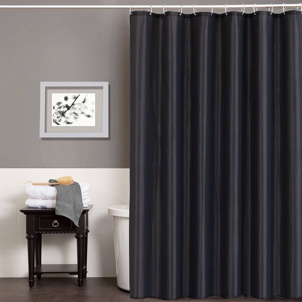 Lankey tela de calidad revestimientos para cortinas de ducha cortinas de baño resistentes al agua ojales resistentes al óxido con ganchos Lankey Cortina de la ducha