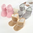 thumbnail image 4 of Newborn Infant Toddler Baby Unisex Girl Boy Fleece Snow Boots Winter Warm Soft Sole Crib Shoes Booties, 4 of 4
