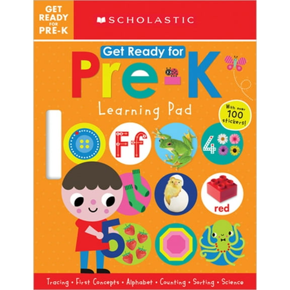 Pre-Owned Get Ready for Pre-K Learning Pad: Scholastic Early Learners (Learning Pad) (Paperback) 1338776231 9781338776232