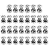 M4 x 10mm 304 Stainless Steel Hex Head Screws Bolts, Nuts, Flat & Lock Washers Assortment Kit, 30 Sets