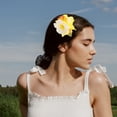 thumbnail image 4 of unbranded Pinza Para Con Flor Plumeria Beige Ideal Para Y Eventos, 4 of 8
