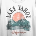 thumbnail image 6 of Lake Tahoe California Vintage-Inspired Women's White Cropped Tee-XL, 6 of 7