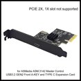 thumbnail image 3 of USB 3.2 Carte d'Extension, Type C Carte d'Extension PCIE 2X Installation Facile pour Ordinateur, 3 of 8