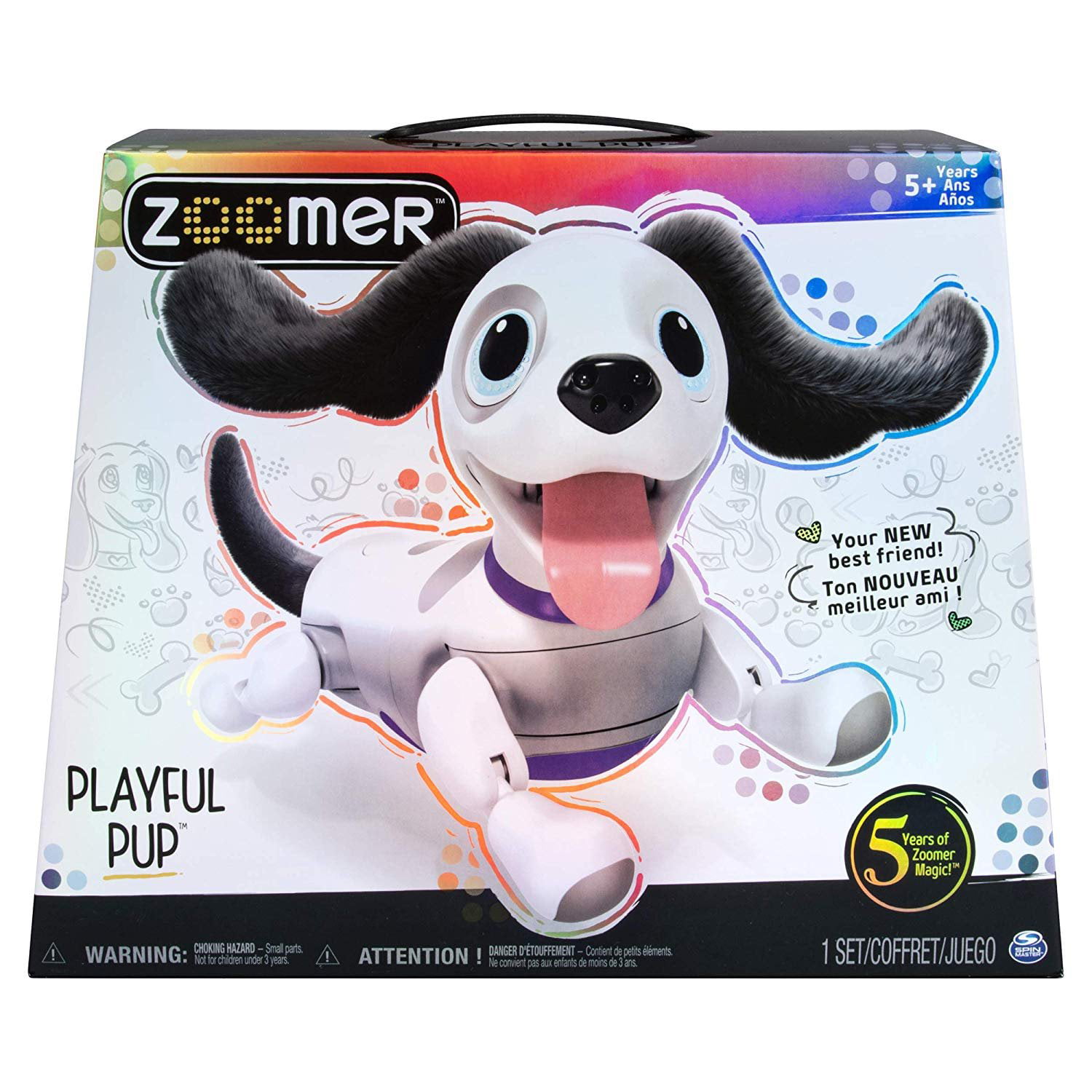 NEW SEALED Zoomer Playful Pup PINK Realistic Interactive Robotic Dog 