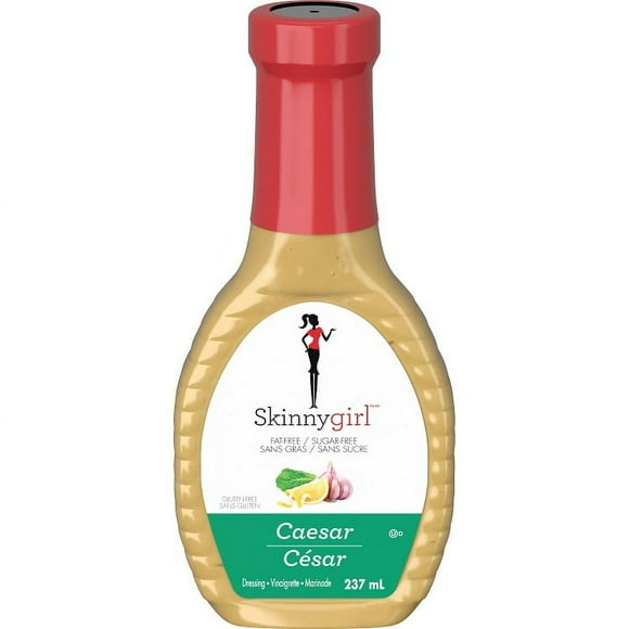 Skinnygirl, Caesar, Fat-Free, Sugar-Free, Salad Dressing, 237mL, Glass bottle, 237 mL