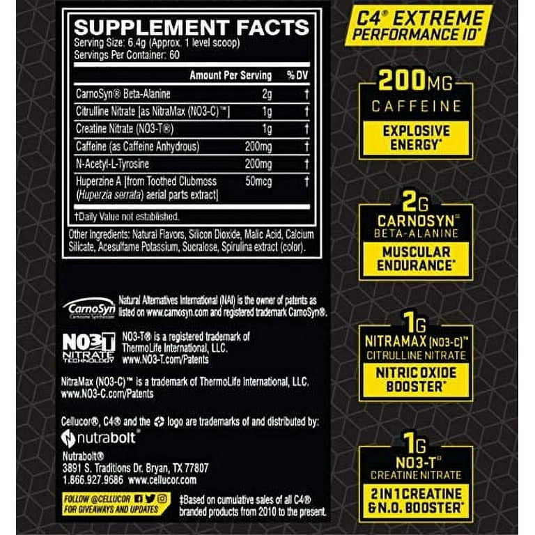 Cellucor® C4 Extreme Pre Workout Powder