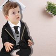 thumbnail image 1 of Conjunto de ropa de caballero para bebé2 uds.peleles para bebétrajes de abrigo informales (18-24M) Likrtyny Para estrenar, 1 of 9