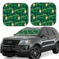 thumbnail image 2 of Uemuo St Patrick's Day9 Printed 2 PCS Car Windshield Sun Shade, Auto Sun Heat and UV Rays Blocker, Foldable Automotive Front Window Sunshade Protector, 2 of 7