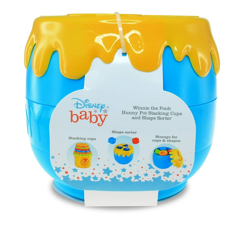 WINNIE THE POOH Hunny Pot Stacking Cups and Shape Sorter