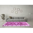thumbnail image 3 of Ahgly Company Indoor Square Abstract Purple Modern Area Rugs, 7' Square, 3 of 4