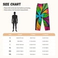 thumbnail image 3 of Balery Multicolored Beautiful Flower Pantalones de pijama para mujer, pijamas ultraligeros, pantalones de estar por casa-Small, 3 of 6