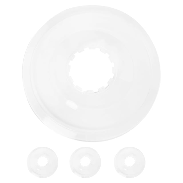 KAKOWELY Protège-Roue de Vélo 4 Pcs Protège-Rayons de Fauteuil Roulant Protecteur de Vélo de Montagne Transparent