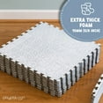 thumbnail image 6 of Play Platoon Large Baby Play Mat for Floor 9 Tile 72 x 72 in - Extra-Thick Interlocking Foam Tiles 24 x 24 in - Soft Puzzle Mats for Playroom - Neutral Playmat Rug - Grey, Boho Modern, 6 of 6