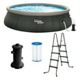 thumbnail image 1 of Summer Waves 18 Foot x 48 Inch Quick Set Ring Above Ground Swimming Pool, 1 of 8