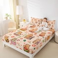 thumbnail image 3 of Erosebridal Kawaii Capybara Bed Sheets,Cute Flowers Floral King Sheets For Girls Kids 4pcs, 3 of 6