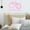 Pink, variant on VWAQ True Love Stories Never Have Endings Wall Decal Romantic Wall Decor - 10"H X 13"W WHITE