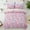 Blush, variant on Btargot 5Pcs Pink Floral Unicorn Bedding Set for Girls Rainbow Botanical Unicorn Comforter Set Twin