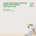 thumbnail image 2 of TCT LC10E Ink Cartridge 5 Pack - Compatible With Brother LC10E LC10EBK LC10EC LC10EM LC10EY, 2 of 6